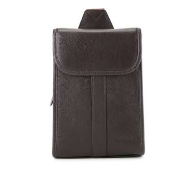 Hush Puppies Tad Chest Bag Pria Dark Brown