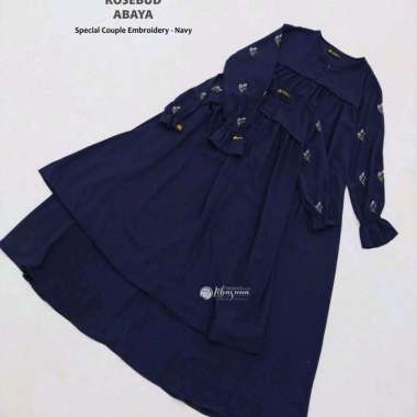 gamis ibu & anak couple rosebud by moslem libasunna| gamis bordir| gamis style | gamis syar'i XL Lil