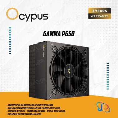 Ocypus Gamma P650 650W PSU - Power Supply 650 Watt 80+ White
