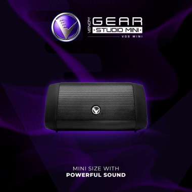 Venom Gear Studio VGS Mini Wireless Bluetooth Speaker with Dual Speaker