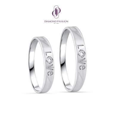 Diamond Pavilion Cincin Emas Batu Berlian Panfila Wedding Ring