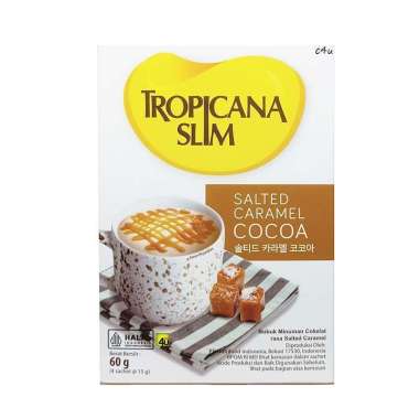 Tropicana slim salted caramel cocoa / orange cocoa / avocado coffee / mint cocoa / white coffee isi 