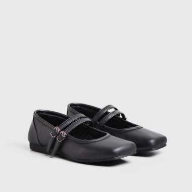 Adorableprojects - Zeina Flat Shoes Black - Sepatu Wanita 37