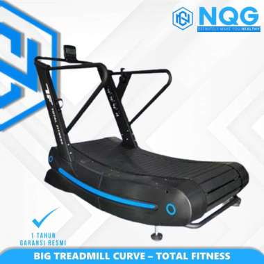 New Alat Olahraga Gym Fitness Big Commercial Treadmill Manual Curve Total