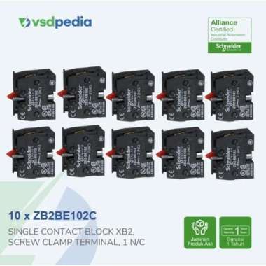 SCHNEIDER ADDITIONAL CONTACT BLOK XB2 1 N/C ZB2BE102C