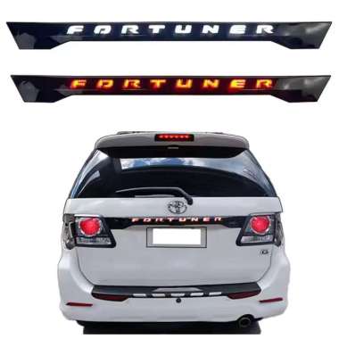 Trunk Lid Garnish Led Lampu Bagasi Toyota Fortuner 2012-2015 With Ceremony Light