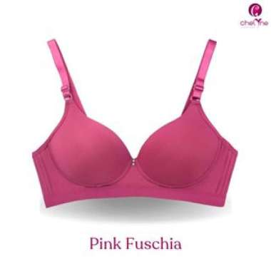 Chelyne BH Wanita BA18 Full Cup Bra Spandex Lycra Premium Tanpa Kawat Penyangga - 36/42 Cup B Daily