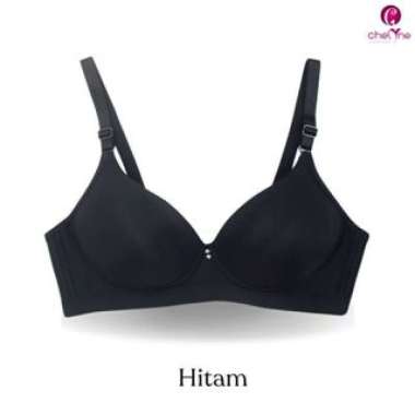 Chelyne BH Wanita BA18 Full Cup Bra Spandex Lycra Premium Tanpa Kawat Penyangga - 36/42 Cup B Daily