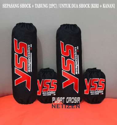 [COD] 2 set [sepasang sarung shock plus tabung] sarung shock belakang cover shock belakang pcx 160 p