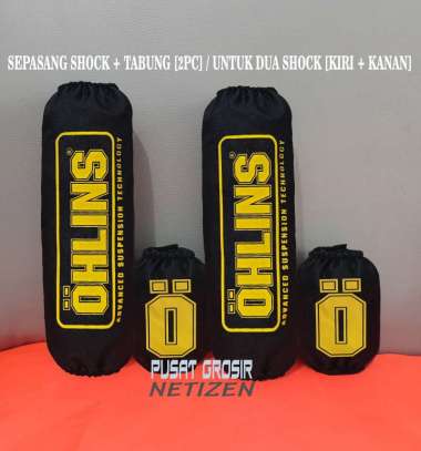 [COD] 2 set [sepasang sarung shock plus tabung] sarung shock belakang cover shock belakang pcx 160 p