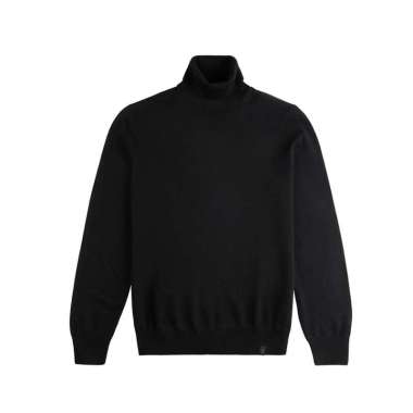 [12.12 Dealcember] Fay Turtleneck Regular Fit Wool Black 52 Black