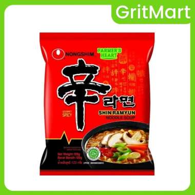 Nongshim Shin Ramyun Noodle Mushroom 120 gr