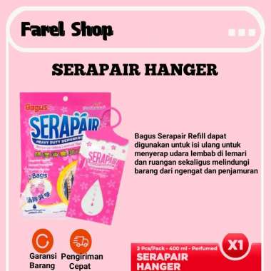 Bagus Serap Air Hanger Penyerap Udara Lembab Lemari 400ml Isi 2 Pc