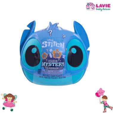 Disney Lilo & Stitch Jumbo Mystery Capsule β Boneka Stitch Kejutan 9 Inch + Outfit & Aksesori Mister