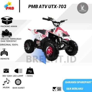 Mainan Anak Mobil Aki PMB ATV UTX-703 Merah