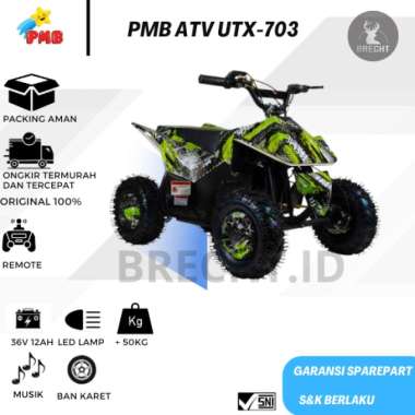 Mainan Anak Mobil Aki PMB ATV UTX-703 Hijau