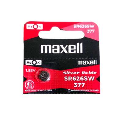 BATERAI JAM MAXELL CR 626 SW / 377 BATERAI ORIGINAL 1.55 V 1 pc