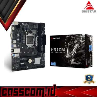 Biostar H510MHP Motherboard Intel H510 Micro ATX LGA 1200 DDR4