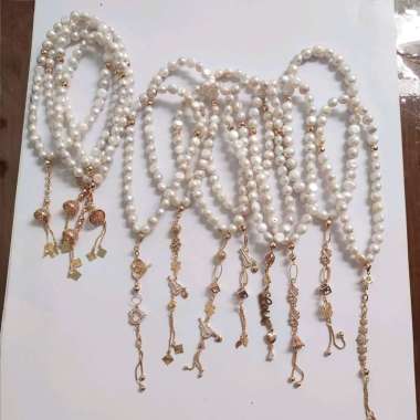 Tasbih 33 Eksklusif Mutiara Air Tawar Mutiara Lombok Asli