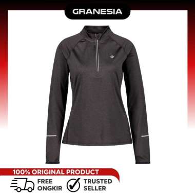 Baju Olahraga Muslim Zipper|Kaos Lengan Panjang Ronhill So Run Half Zip Women's LongSleeve RNLS000/0