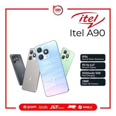 Hp Itel A90 Ram 4GB Internal 128GB Garansi Resmi Space Titanium