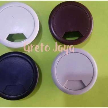 Tutup Lubang Lobang Meja Kabel Komputer Computer Gromet Grommet Hitam