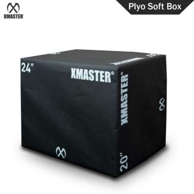 XMASTER Plyo Jump Box 3 in 1 Plyometric Soft EVA Foam Anti-Slip Home Gym HIIT CrossFit Fitness