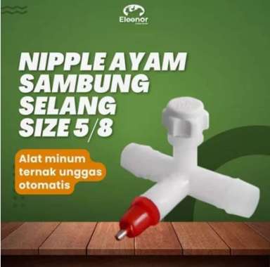 Nipple Ayam Kelinci Puyuh Sambung Selang 5/8 Nipel