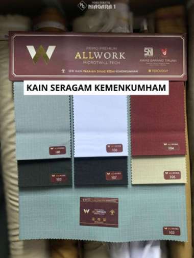 Kain Seragam KEMENKUMHAM (per 10 cm) 107