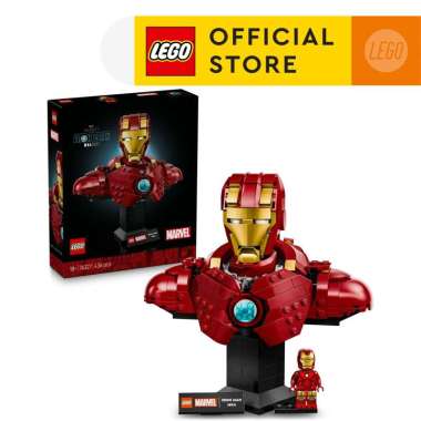 LEGO Super Heroes 76327 Iron Man MK4 Bust (436 Pieces), Building Block, Toys, Bricks