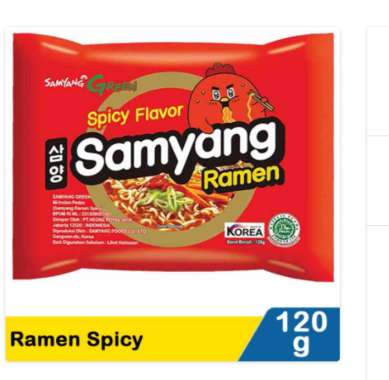 Promo Harga Samyang Hot Chicken Ramen Spicy 120 gr - Blibli
