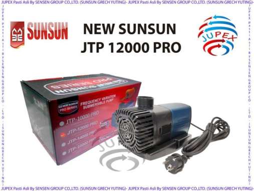 SUNSUN JTP-12000 L/Jam HEMAT LISTRIK 100W POMPA AIR AQUARIUM/KOLAM JTP 12000 PRO