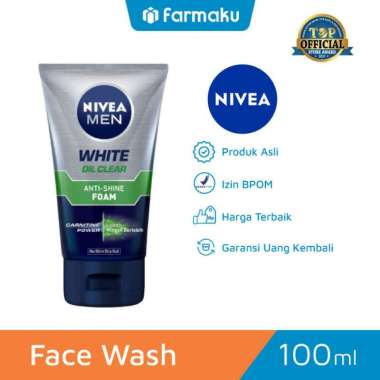Promo Harga Nivea Men Facial Foam Bright Oil Clear Pore Minimizing Scrub 100 ml - Blibli