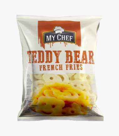 MY CHEF TEDDY BEAR FRIES 400GR KENTANG GORENG BENTUK BONEKA BERUANG TEDI