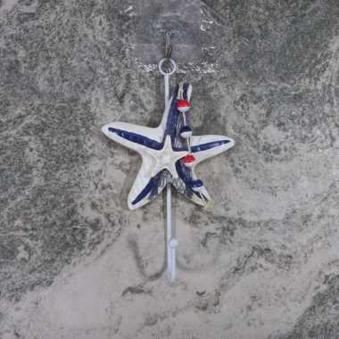 Dekorasi Dinding Gantungan Tema Laut Motif Bintang Laut Jaring Unik