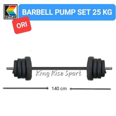 KETTLER Barbel Pump Set 25 Kg - ORI