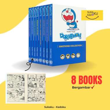 Doraemon English Comic Books Set Emotions Collection Buku Komik Anak