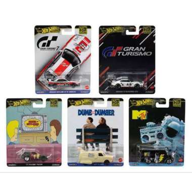 Hot Wheels Premium Pop Culture Dash C - GT-R Nismo GT3 Skyline GT-R BNR34 Bundle Set