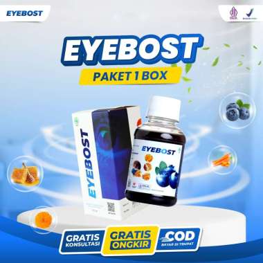 Eyebost Asli Madu Herbal Vitamin Mata Bantu Atasi Mata Minus Buram Mata Panda Katarak