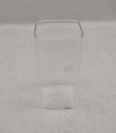 Dekoruma NORI Gelas Kaca Kotak / Gelas Kopi Cafe Aesthetic 350ml