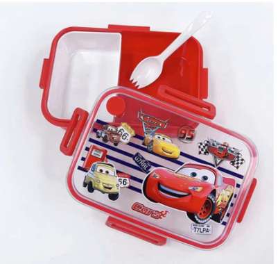 Tempat makan anak cowok lunch box bekal arakter spiderman batman 1200ml spiderman