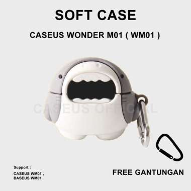[HANYA CASE]Softcase For Baseus Caseus WM01 Pelindung Earphone TWS Motif Kartun Anti Gores Debu Earp