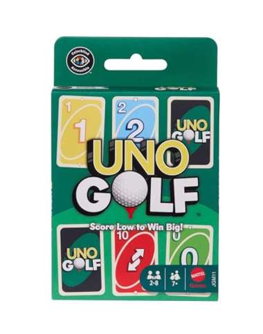 Uno Golf Card Game Family Game