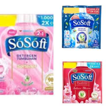 Sosoft Detergen Cair Renceng Rose & Waterlily