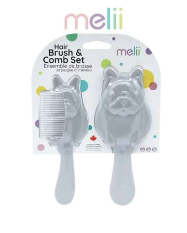 Melii 2Pcs Baby Hair Brush & Comb Set – Sisir Rambut Anak 2in1 Lembut & Aman untuk Kulit Kepala Bayi