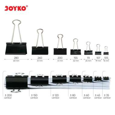 Binder Clip 105 111 155 Penjepit Kertas 111