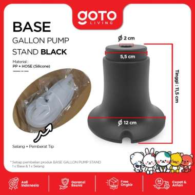 Goto Base Gallon Pump Stand Dudukan Pompa Galon Elektrik BLACK