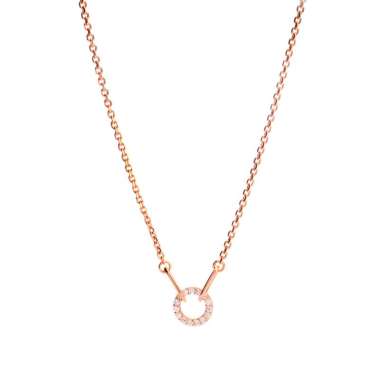 Kalung Serut Emas 7K - Erin Gold Necklace - Alaina Collection - Juene Jewelry Rose Gold