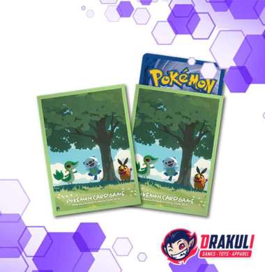 TCG Pokemon Deck Shield Sleeve - Snivy Oshawot Tepig