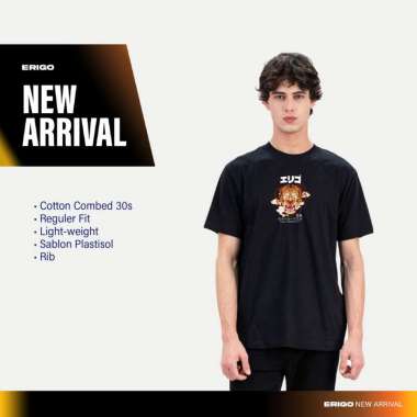 Erigo T-Shirt Uemura Black - Kaos Unisex M